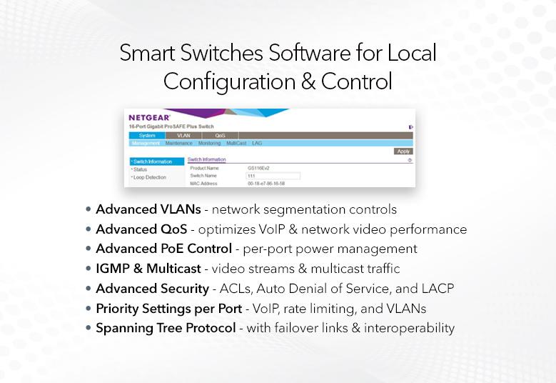 XS748T_Smart Switches Software for Local Configuration & Control