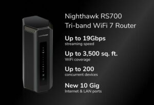 WiFi 7 Router Specs Nighthawk RS700