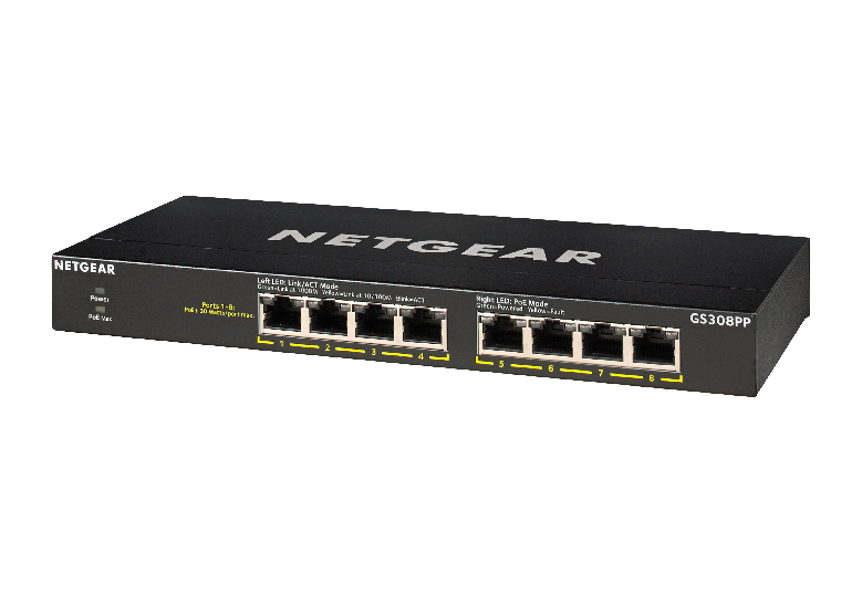 300 Series SOHO Unmanaged Switch - GS308PP | NETGEAR