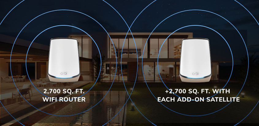 Netgear's Orbi 860 mesh routers are a more affordable option for
