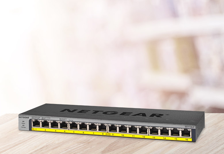 NETGEAR 16-Port Gigabit Ethernet Unmanaged PoE Switch (GS516UP) - with 8 x PoE+ and 8 x Ultra60 PoE++ @ 380W, Desktop or Rackmount, and Limited Lifeti 16 Port Switches: Gigabit, PoE, \u0026 More | NETGEAR