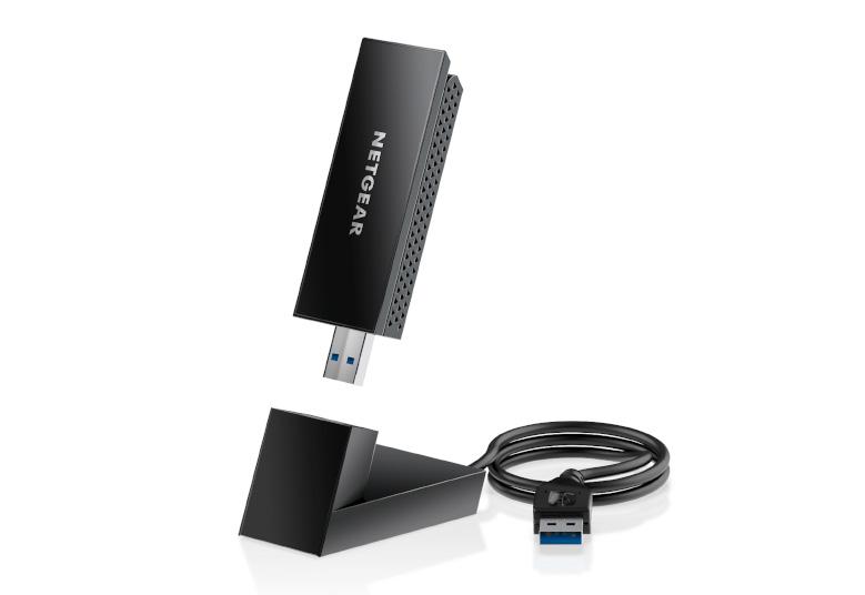 Nighthawk Tri-Band USB 3.0 WiFi Adapter – A8000, WiFi 6E