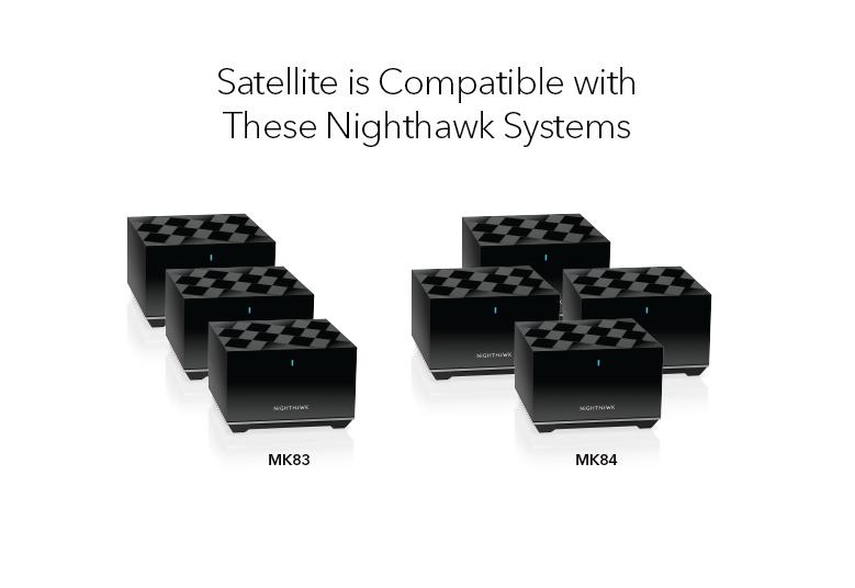 MS80 Satellite is Compatible with These Nighthawk Systems MK83, MK84