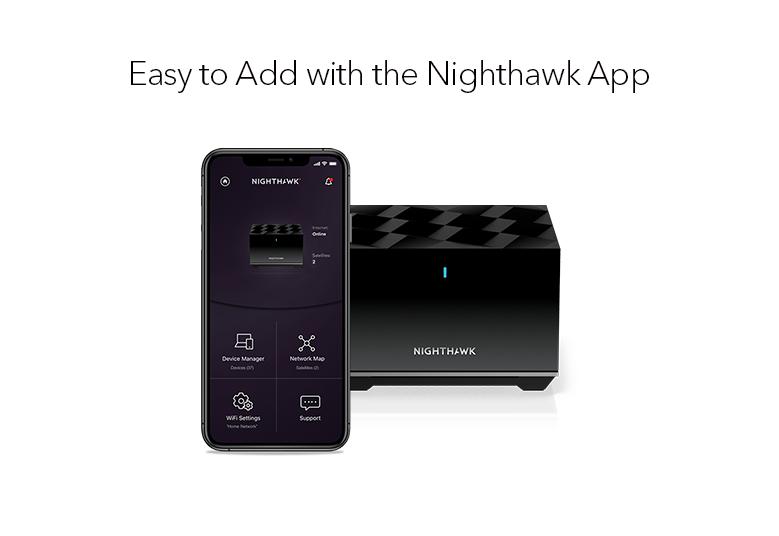MS80 Easy to Add with the Nighthawk App