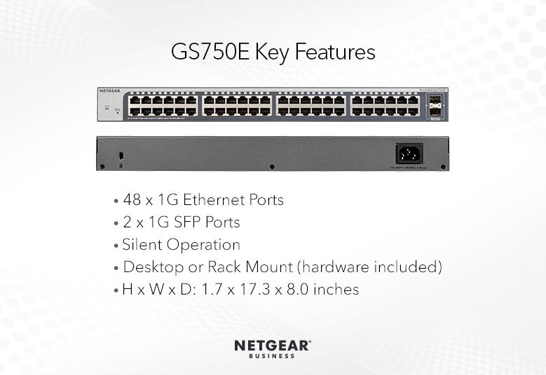 Switches GS750E Key Features