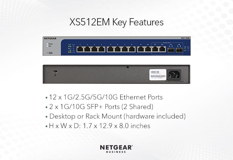 SWITCHES XS512EM Key Features