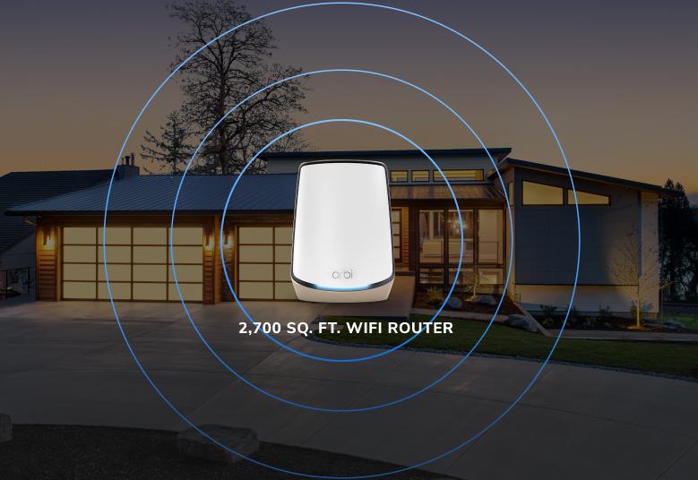 NETGEAR's patented, most advanced antenna design for WiFi 6 routers boosts WiFi coverage & signal strength