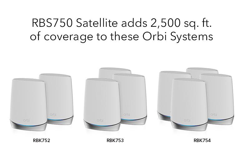 Orbi Tri-band WiFi 6 Add-on Satellite, 4.2Gbps