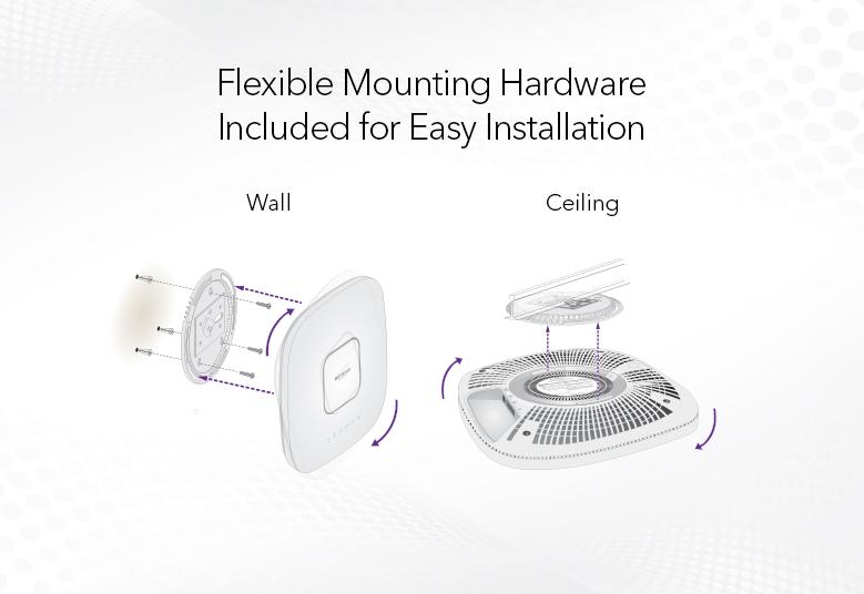 WAX630PA  Flexible Mounting Hardware Included for Easy Installation