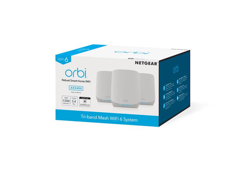 RBK763S - Orbi Tri-Band Mesh | WiFi 6 System | NETGEAR