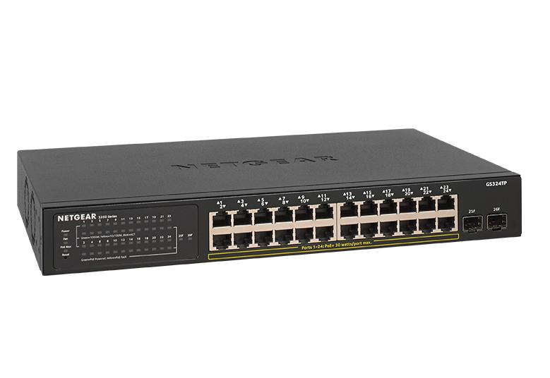 Routeur Netgear Netgear managed switch 24x10g sfp +ports noir pas cher