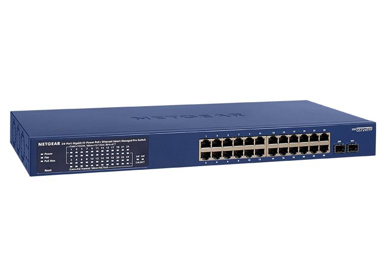 Switches GS724TPP Also Includes NETGEAR Insight for Remote Management