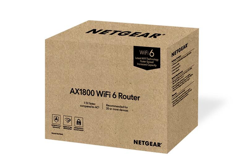 4-Stream AX1800 Dual-Band WiFi 6 Router - R6700AX | NETGEAR