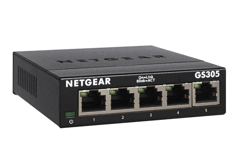 NETGEAR GS305v3 5 Port Gigabit Ethernet Unmanaged Switch