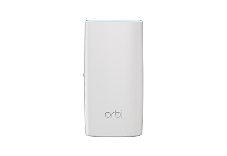 feet NETGEAR Orbi Compact Wall-Plug Whole Home Mesh WiFi System RBK20W WiFi Router and Wall-Plug Satellite Extender with speeds up to 2.2 Gbps Over 3,500 sq AC2200 
