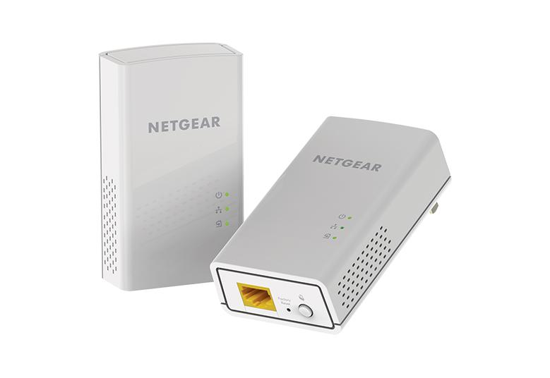 weiß 1 x Gigabit-Port, bis zu 1000 Mbit/s, HomePlug AV2 NETGEAR PL1000-100PES Powerline-Adapter