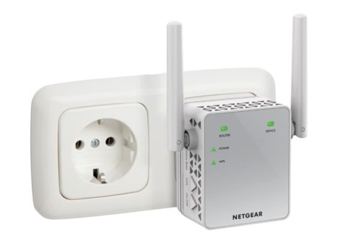 Netgear EX3700-100UKS Wi-Fi, Dual-Band, Antenas externas, repetidor WiFi, 1 Puerto Extensor de Red AC750 Color Blanco Enchufe inglés 
