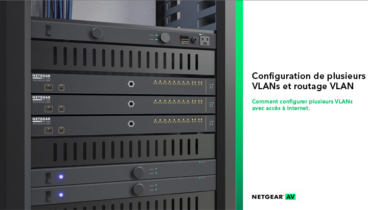 NETGEAR AV - How to Configure Multiple VLANs 
