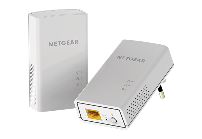 NETGEAR PLP1000-100FRS, Pack de 2 prises CPL 1000 Mbps avec Prise filtrée  et 1 Port Ethernet, idéal pour avoir internet partout dans la maison et  profiter du service Multi-TV à la maison