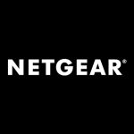 NETGEAR Logo White Black Background