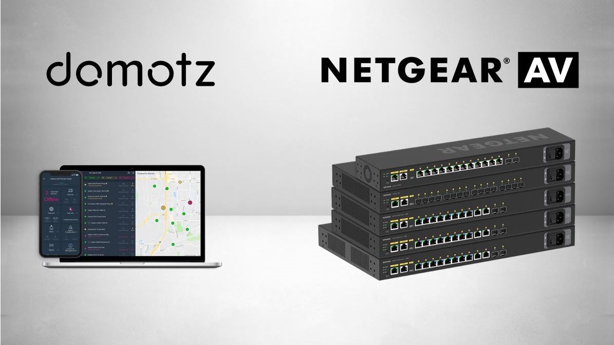 domotz and NETGEAR AV