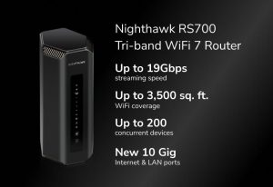 WiFi 7 Router Specs Nighthawk RS700S