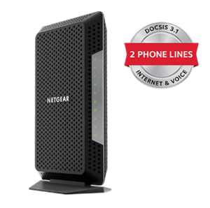 Get the World’s First Retail High-Speed DOCSIS 3.1 Cable Modem with Telephone Jacks