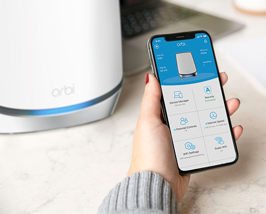 NETGEAR Orbi phone set-up