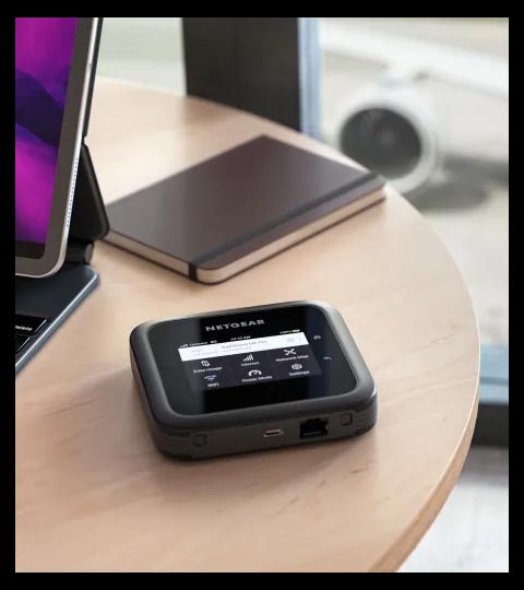 Black NETGEAR Router 