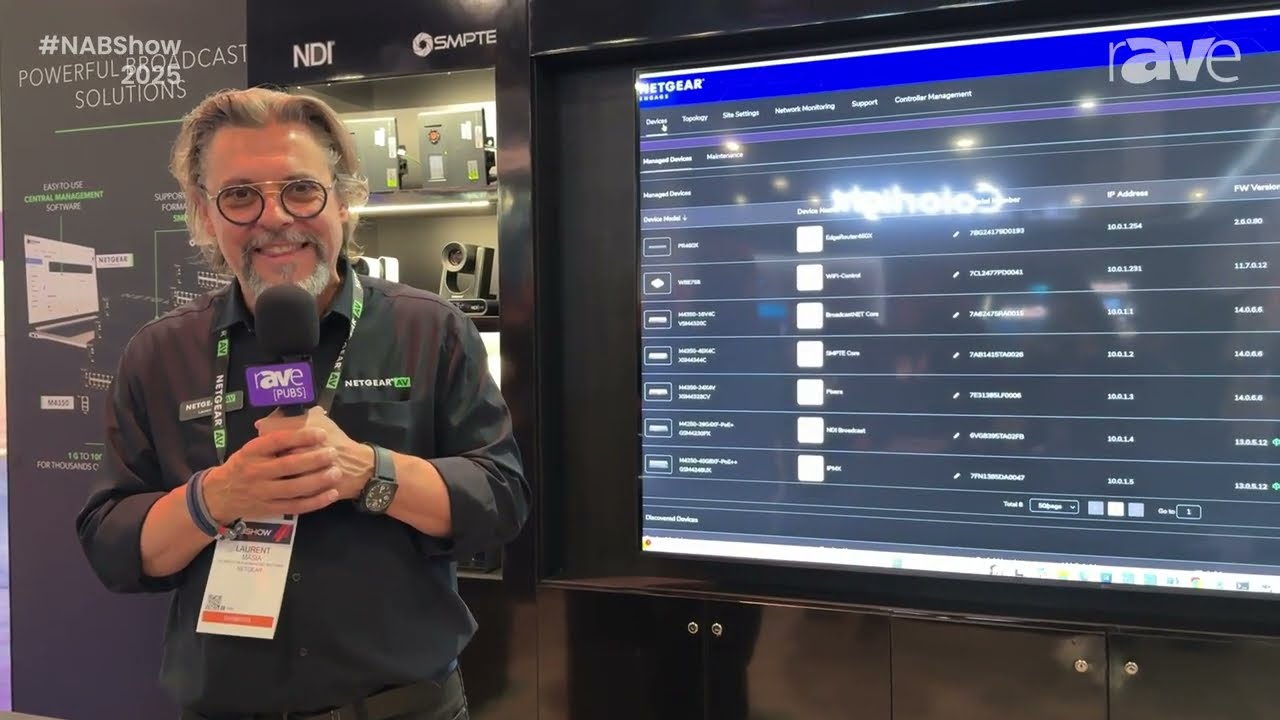 NETGEAR AV at NAB 2025 - NETGEAR Engage Controller Demonstration ...