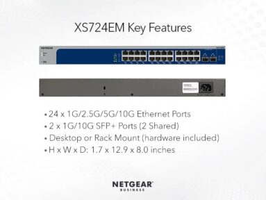 Introducing the NETGEAR XS724EMv2 Switch: Smarter, Faster, and Built for the Future