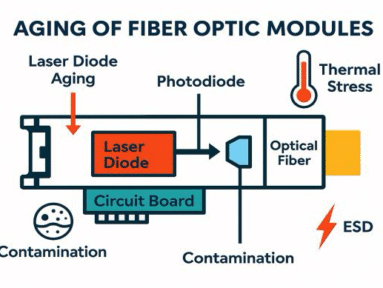 How do fiber modules wear out?