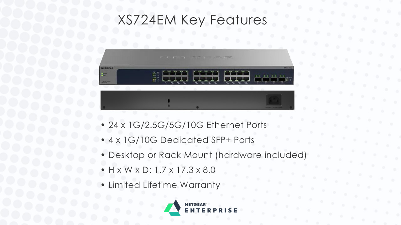 Introducing the NETGEAR XS724EMv2 Switch: Smarter, Faster, and