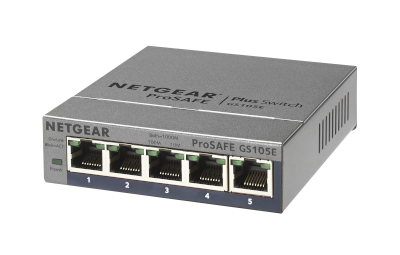 5 câbles Protection à Vie ProSafe & Basics Câble réseau Ethernet RJ45 catégorie 6-1,5 m Netgear GS105E-200PES Smart Switch Ethernet Web Manageable 5 Ports Gigabit 