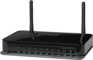 NETGEAR Wireless router Netgear Modem Router Wi-Fi N300 Mbps DGN2200-100PES Router 