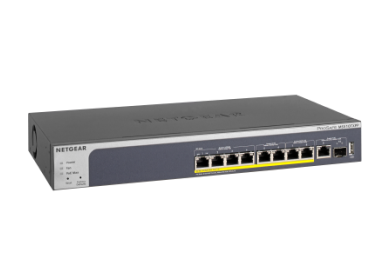 サイズ変更オプション NETGEAR スイッチングハブ ギガ 8ポート スマート (PoE+x8 55W/SFPx2) L2+ VLAN QoS  ACL IGMP