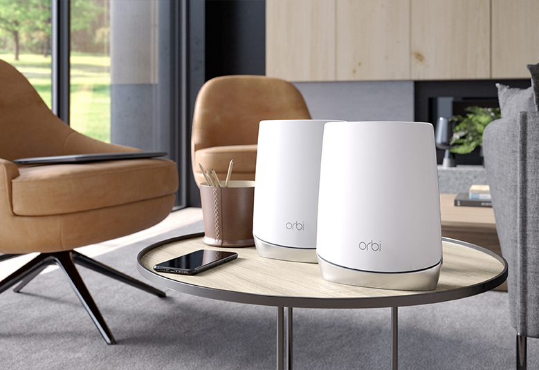 Orbi WiFi 6 MiniトライバンドメッシュWiFiシステム 2台セット