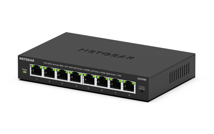 8-Port Gigabit Ethernet Easy Smart Managed Essentials