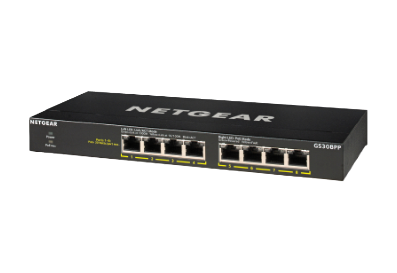 300 Series SOHO Unmanaged Switch - GS308PP | NETGEAR