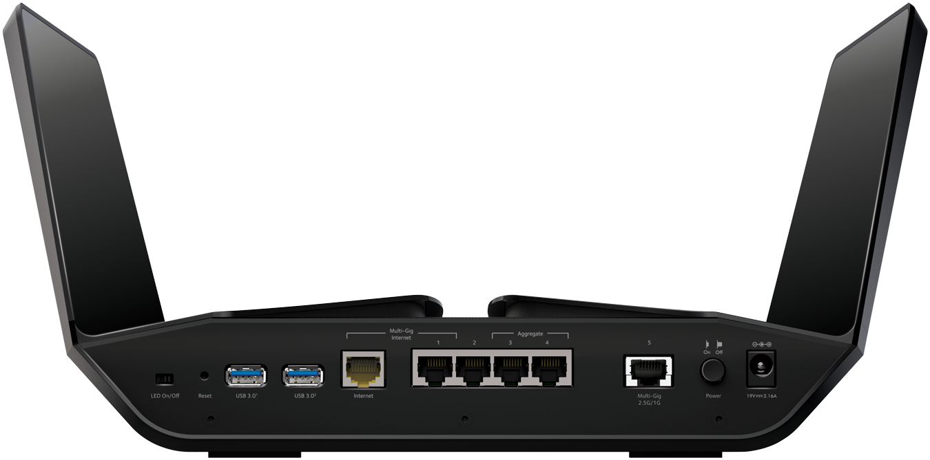 Netgear Nighthawk CAX80 AX8 8-Stream AX6000 DOCSIS 3.1 Cable Modem + Wi-Fi 6 Router - Thumbnail 4
