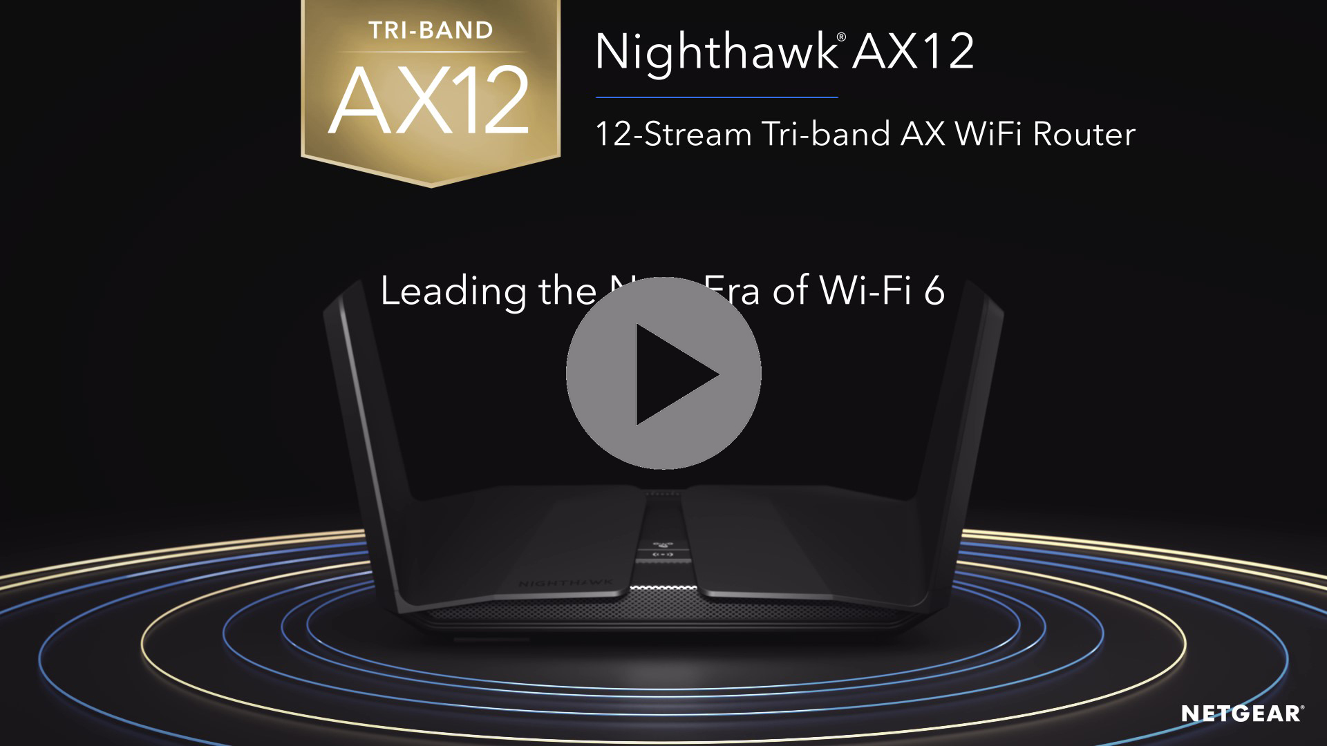 NETGEAR Nighthawk 12-Stream WiFi 6E Router (RAXE500) | AXE11000 Tri-Band  Wireless Speed (Up to 10.8Gbps) |New 6GHz Band | Coverage up to 3,500 sq.