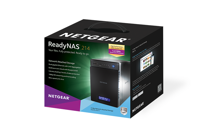4-Bay ReadyNAS Desktop storage - RN214