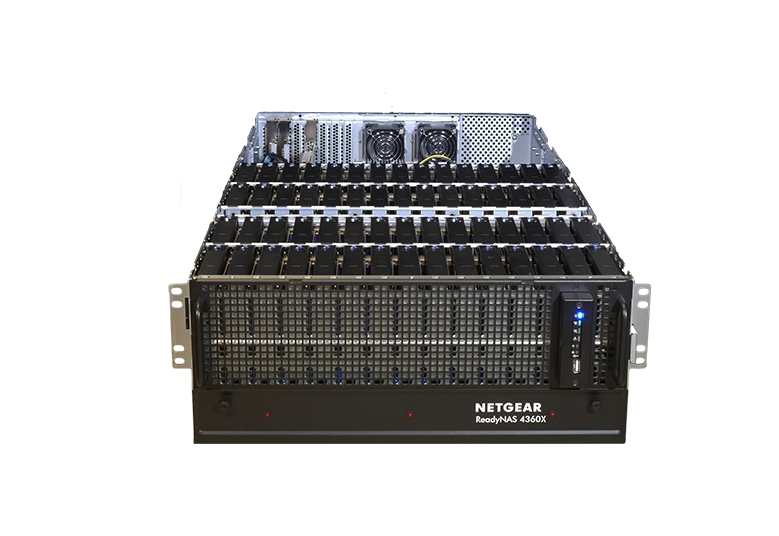 Diskless NETGEAR RR4360S0-10000S ReadyNAS 4U 60-bays Ultra High Capacity High Density Rackmount Storage 