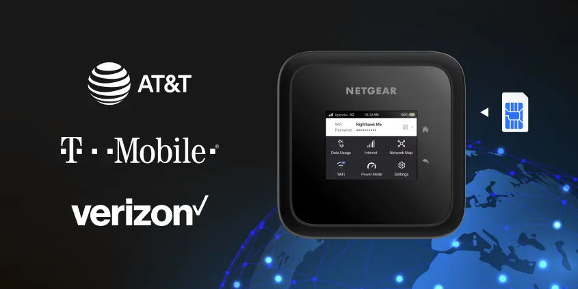 NETGEAR Nighthawk Routeur 5G WiFi 6 Avec Carte Sim (MR6150) - Modem 5G ou  Box 5G Ultra-Rapide pour un Usage Nomade Hotspot ou Domestique - 3.6 Gbit/s  et Jusqu'à 32 appareils, Ultra-Rapide
