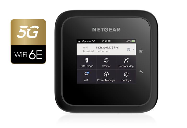 Nighthawk Netgear M6 Pro MR6500 5G WiFi 6E Mobile Hotspot LTE CAT20 Router