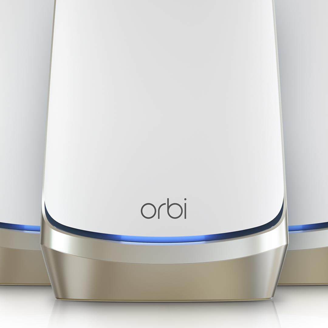 NETGEAR – Orbi AXE10000 Quadband WiFi 6E Mesh System, Internet Security and  ProSupport Included