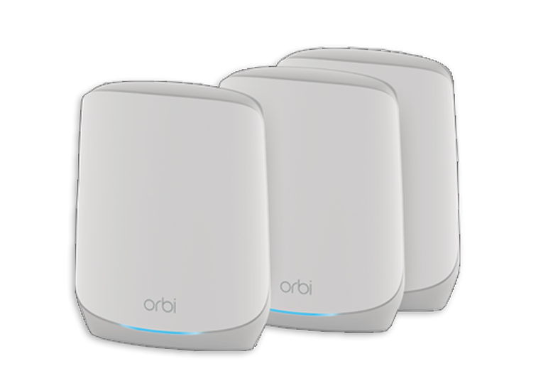 Netgear Orbi RBK862S WiFi 6 Mesh-systeem - Router + Satelliet, Bereik Tot 360 M², AX6000 (6 Gbps), 10 Gb Poort