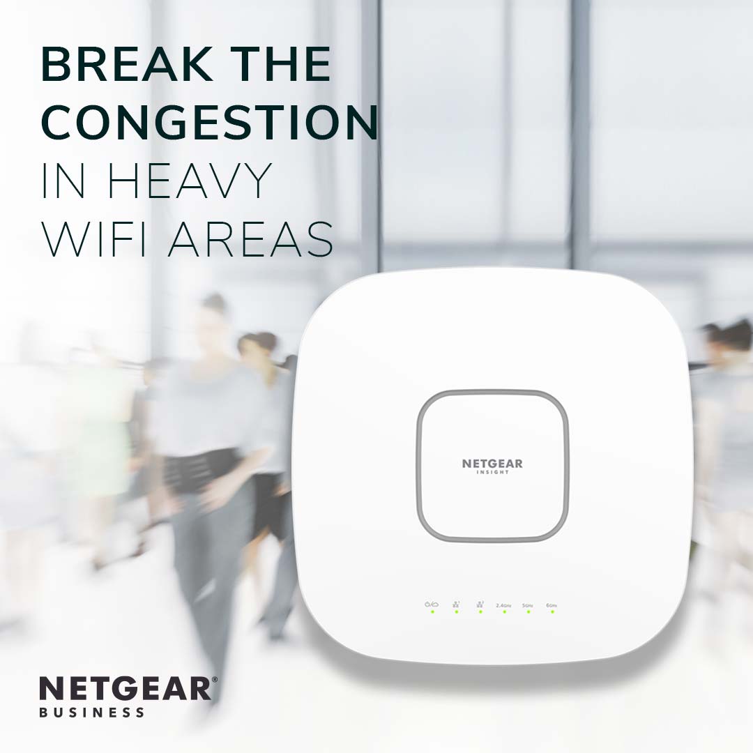 NETGEAR Point d’accès WiFi 6E POE++ (WAX630E) - WiFi 6E Tri Bandes AXE7800  | Borne WiFi 6E | Port Ethernet 2,5 G | Gestion à Distance via Insight 