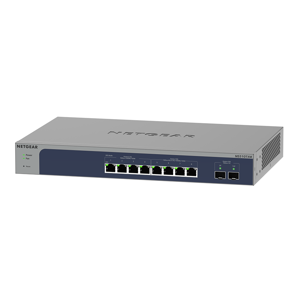 8-Port Multi-Gigabit/10G Ethernet Smart Switch with 2 SFP+ Ports - Thumbnail 2