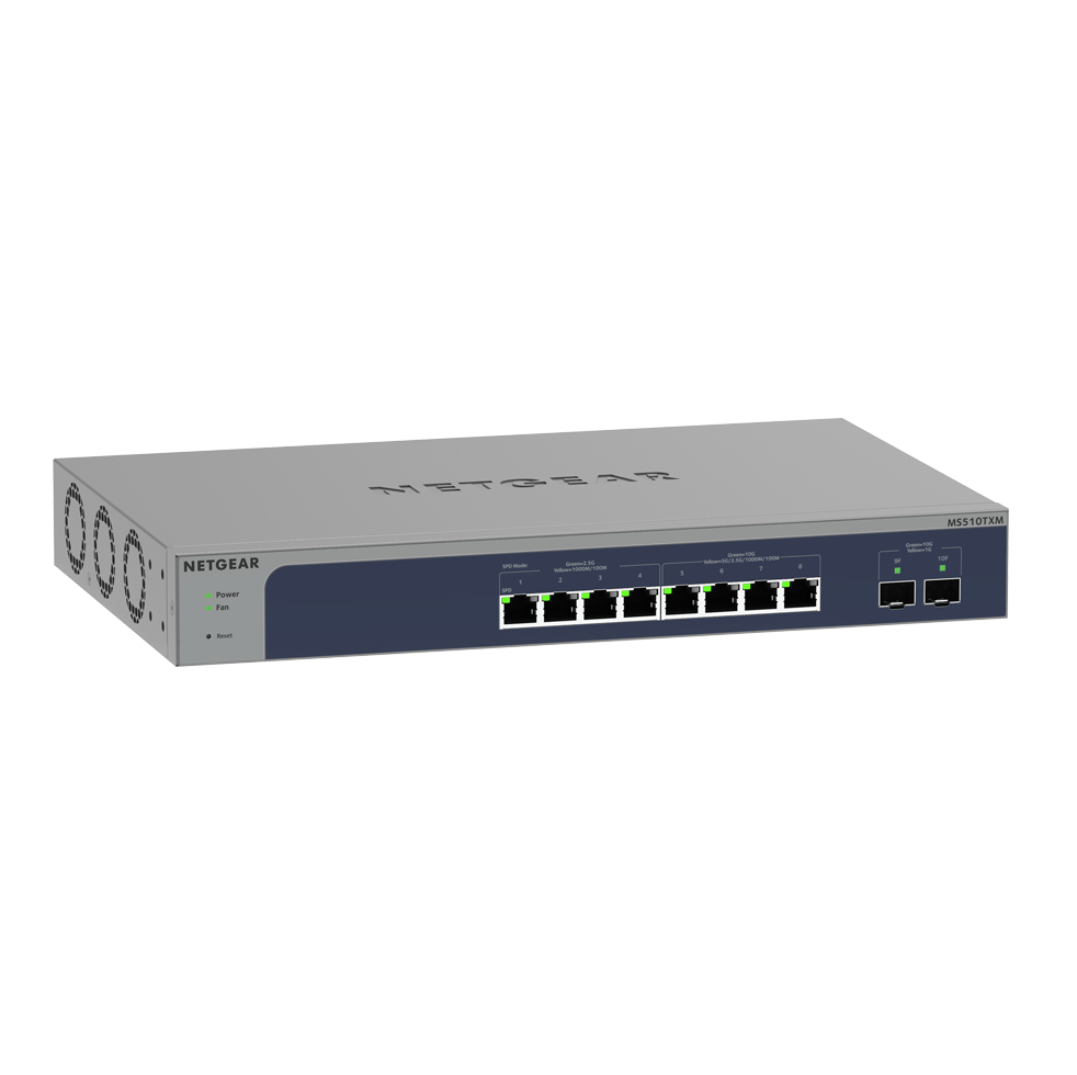 8-Port Multi-Gigabit/10G Ethernet Smart Switch with 2 SFP+ Ports - Thumbnail 4